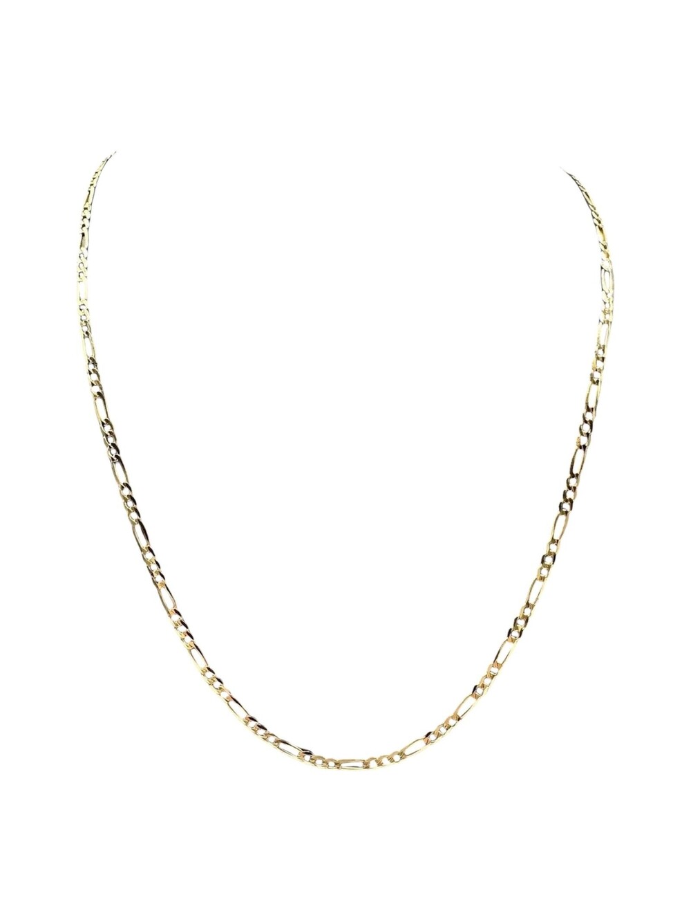 Italian Figaro Chain 14K Yellow Gold 18in 2.4mm 3.6g